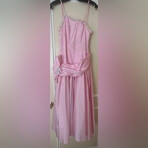 Vintage 80s Pink Dress